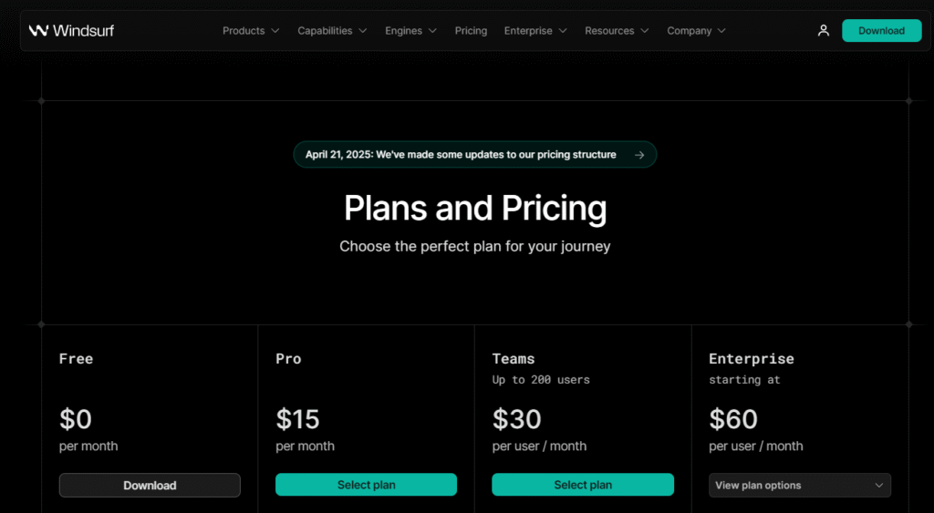 Plans and Pricing